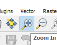 Zooming in with QGIS